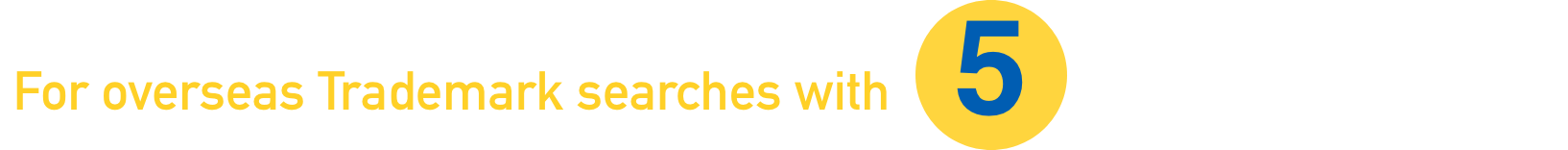 Overseas Trademark Investigation Delivered in 5 Business Days